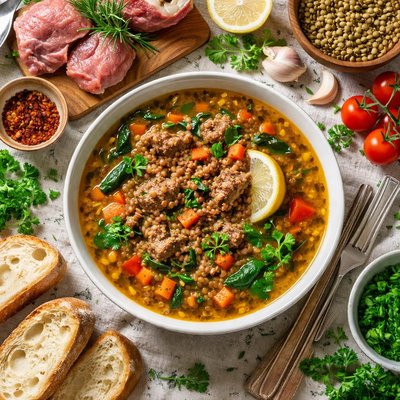 Image of Lentil Soup with Lamb