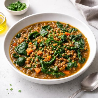 Image of Lentil Spinach Stew