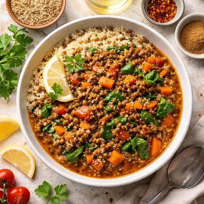 Image of Lentil Stew with Quinoa