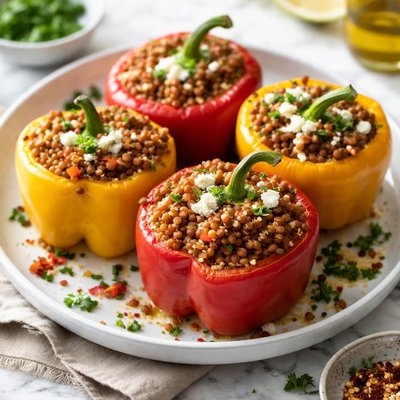 Image of Lentil Stuffed Peppers