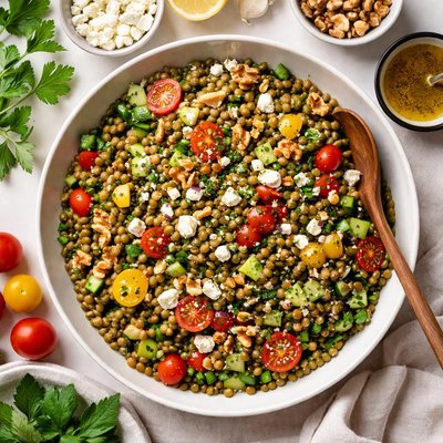Image of Lentil Walnut Salad