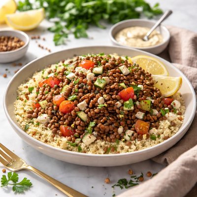 Image of Lentils and Couscous