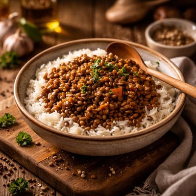 Image of Lentils with Rice
