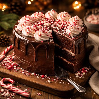Image of Lethal Peppermint Chocolate Cake