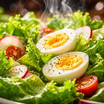 Image of Lettuce and Egg Salad