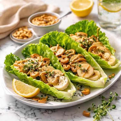 Image of Lettuce Banana and Cashew Wrap