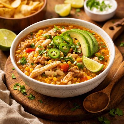 Image of Light and Easy Chicken Chili