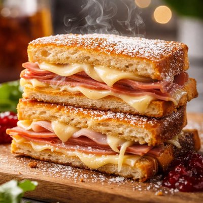 Image of Light and Easy Monte Cristo Sandwiches