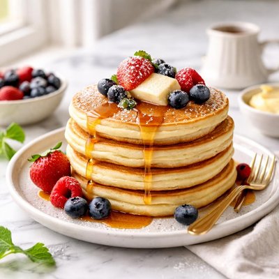 Image of Light and Fluffy Pancakes