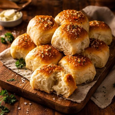 Image of Light and Fluffy Yeast Rolls