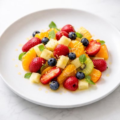 Image of Light and Lemony Fruit Salad Dessert
