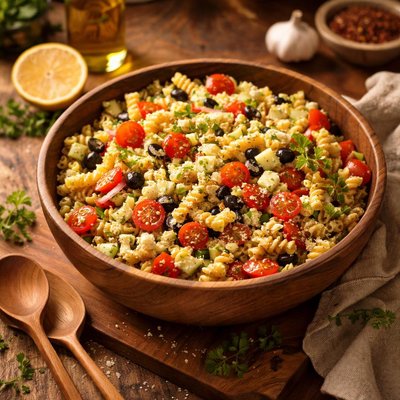 Image of Light and Zesty Pasta Salad