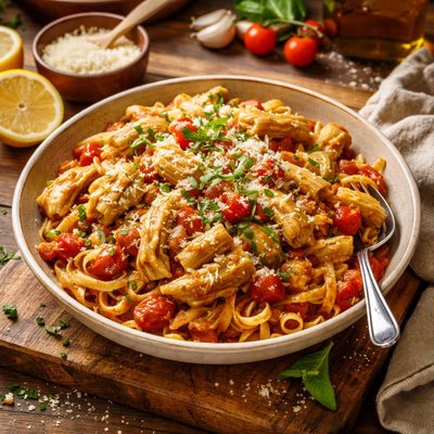 Image of Light Artichoke Tomato Pasta Sauce