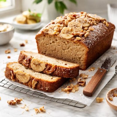 Image of Light As a Feather Banana Bread