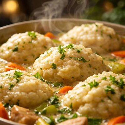 Image of Light As a Feather Dumplings for Soup or Stews