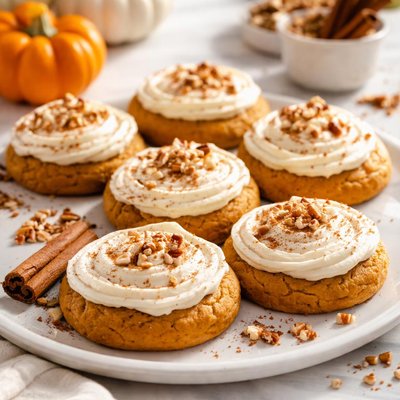 Image of Light As Air Frosted Pumpkin Cookies