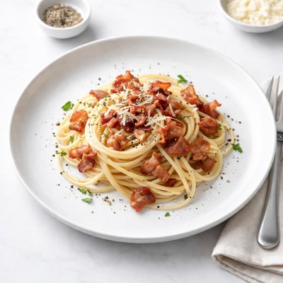 Image of Light Bacon and Noodles