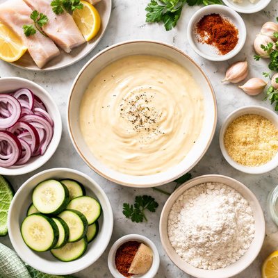 Image of Light Batter for Fried Fish Onion Rings or Veggies