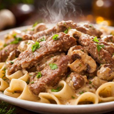 Image of Light Beef Stroganoff