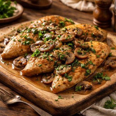 Image of Light Chicken Marsala