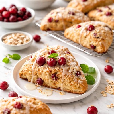 Image of Light Cranberry Oat Scones