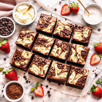 Image of Light Cream Cheese Brownies