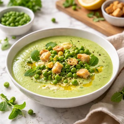 Image of Light Cream of Pea Soup