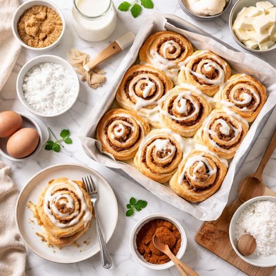 Image of Light Easy from Scratch Cinnamon Rolls