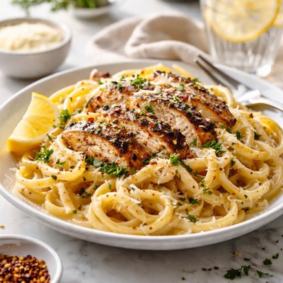 Image of Light Er Cajun Chicken Alfredo
