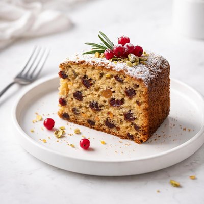 Image of Light Fruit Christmas Cake
