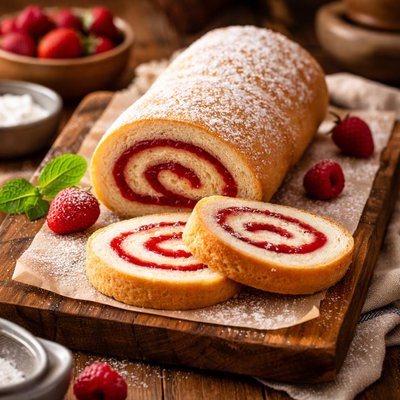 Image of Light Jelly Roll Cake