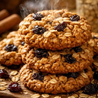 Image of Light Oatmeal Raisin Cookies