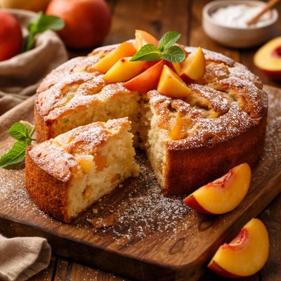 Image of Light Peach Cake