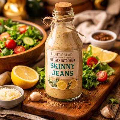 Image of Light Salad Dressing Fit Back Into Your Skinny Jeans