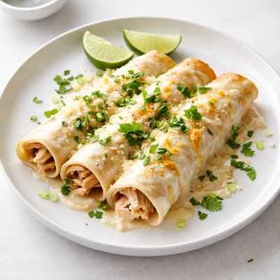 Image of Light Sour Cream and Cheese Enchiladas