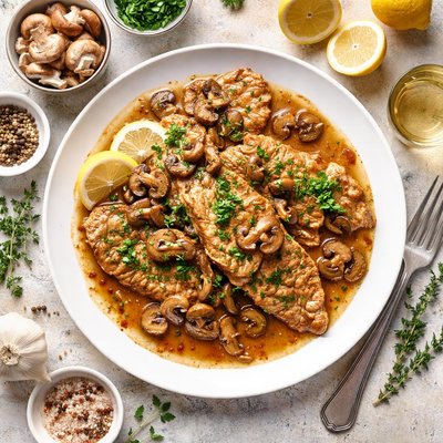 Image of Light Veal Marsala