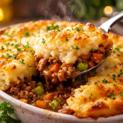 Image of Lightened Up Cottage Pie with Golden Mash for 2