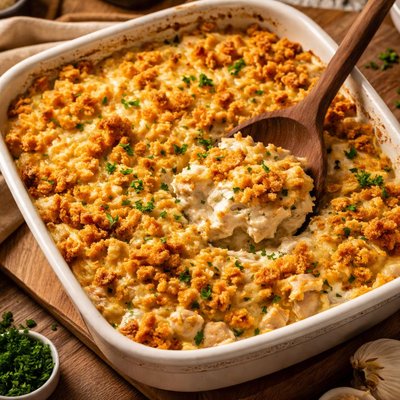 Image of Lightened Up Easy Creamy Sour Cream Chicken Casserole