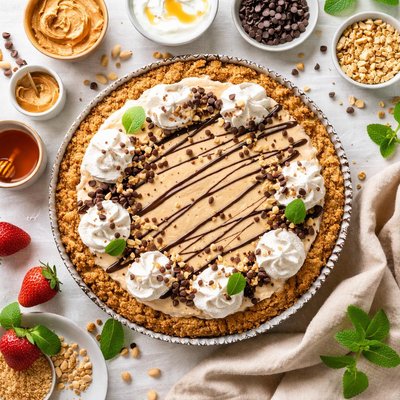 Image of Lightened Up Peanut Butter Pie