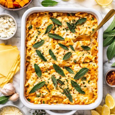 Image of Lighter Butternut Squash Lasagna