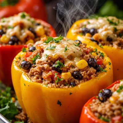 Image of Lighter Stuffed Bell Peppers
