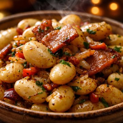 Image of Lima Beans with Bacon