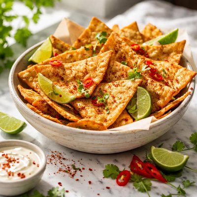 Image of Lime and Chili Pita Chips