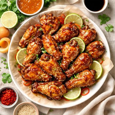 Image of Lime Apricot Soy Wings