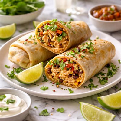 Image of Lime Chicken Burritos