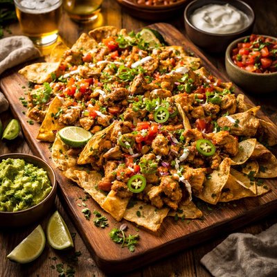 Image of Lime Chicken Nachos