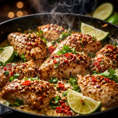 Image of Lime Chilli and Coconut Chicken