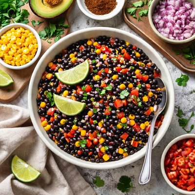 Image of Lime Cumin Black Beans