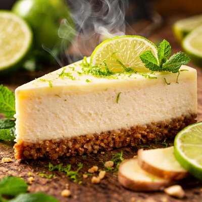 Image of Lime Ginger Tofu Cheesecake Nondairy