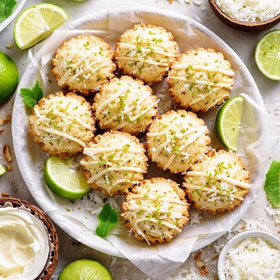 Image of Lime in De Coconut Macaroons